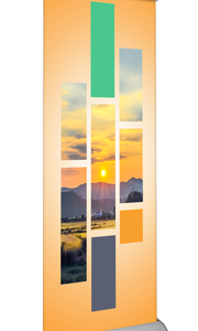 Pullup Banner 33" x 81"